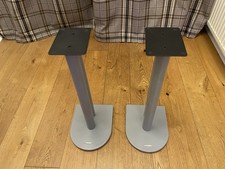 Atacama Nexus Speaker Stands Finished In Silver 60cm Tall