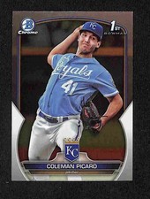 2023 Bowman Draft - Coleman Picard Chrome 1st Bowman #BDC-161 Royals Prospect