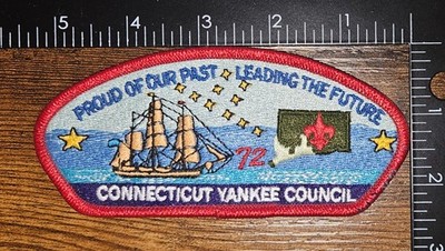 Connecticut Yankee Council Proud of Our Past Leading the Future BSA CSP Patch