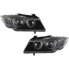 Driver And Passenger Side Headlight For Bmw 328i 2009-2012 Halogen Sedanwagon