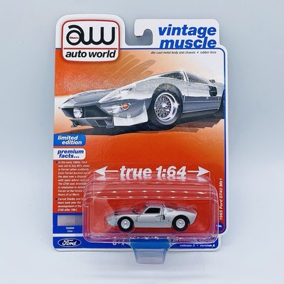 Auto World 1965, Ford Gt 40 Mk1 Silver Release 3 Version A