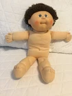 1980's Cabbage Patch Kids Brown Fuzzy Hair  Blue Eyes 1983 Hasbro