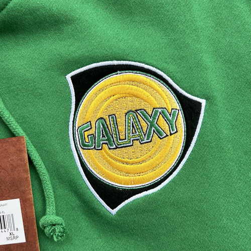 Men’s Mitchell & Ness LA Galaxy City Collection Fleece Pullover Hoodie XL $125 - Picture 5 of 13