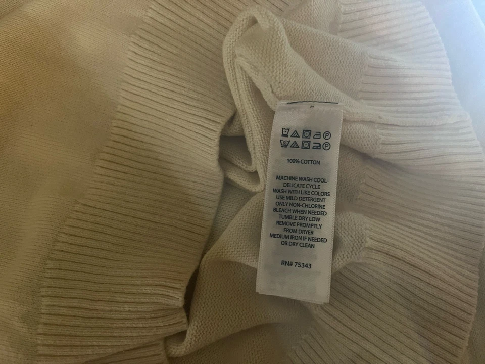 C&C California Cream Rainbow Stripe Crew Neck Sweater Women’s size Small - Image 4 of 4