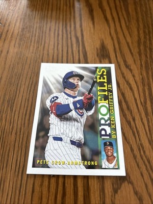 Pete Crow-Armstrong Chicago Cubs 2026 ProFiles Topps Ken Griffey Jr. Insert