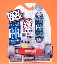 Tech Deck Element Nyjah Huston Series 3 Rare Finger Skateboard