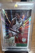 2020-21 Panini Donruss - All-Time League Leaders Bill Russell #6 Red Laser /99