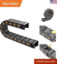 Plastic Drag Chain Cable Carrier Closed Type with End Connectors R100 45 x 60...