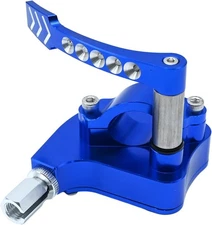 CNC 7/8 inch ATV Throttle Lever Thumb Controller Thumb Throttle Blue//
