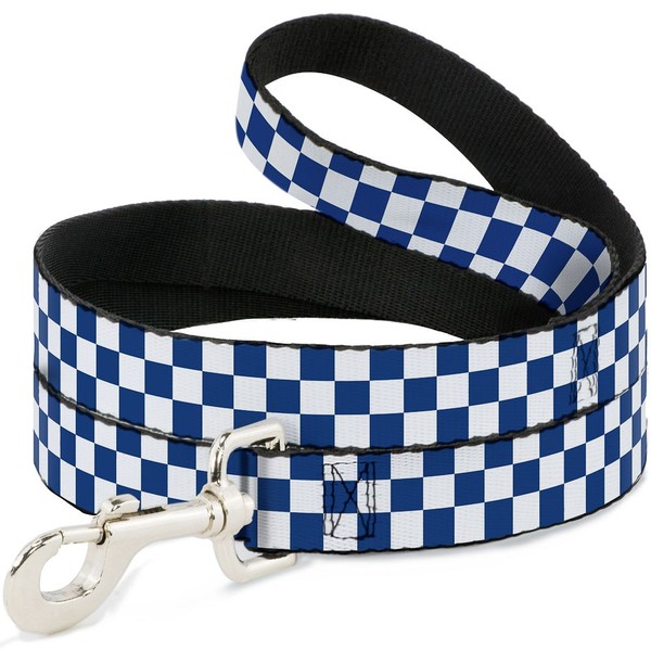 "Dog Leash Checker Blueku/White Narrow 0.5\" (Us Import)"-image