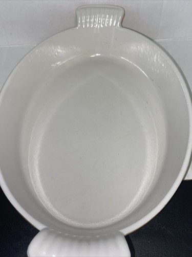 Vintage AC Pre-Le Creuset Cast Iron Oval Casserole Pan #28 Made in France - Picture 3 of 6