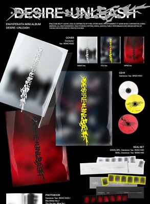 ENHYPEN DESIRE:UNLEASH 35枚 CD 本体 新品未開封 CD) ENHYPEN 6th Mini - DESIRE : UNLEASH (Random 1 Cover) + Store