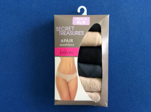 Women's underwear: Secret Treasures, available in bikini, brief, or hipster 6 pk - Picture 7 of 59