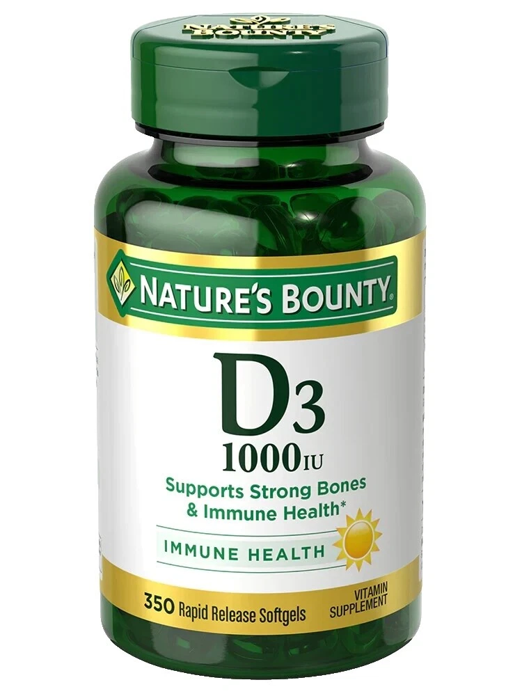 Nature's Bounty Vitamins & Minerals Vitamin D