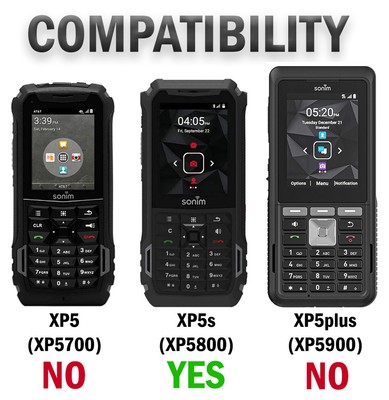 Sottile Custodia Rigida Stand E Clip Cinghia Fondina Per Sonim XP5 Plus