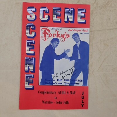 Bicentennial Checkmates Waterloo Cedar Falls Iowa 1976 July Brochure 70s Porkys