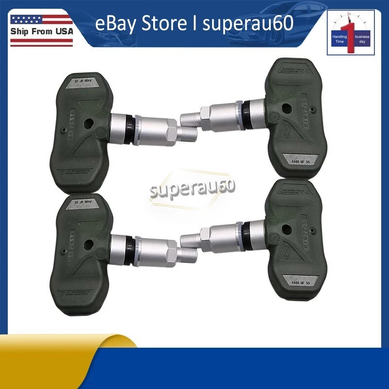 15122618 PACK-4 SENSORES TPMS VÁLVULA PARA GM HUMMER H3 GMC CAÑÓN ISUZU NUEVO Foto 2 de 4
