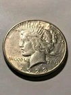 1923-S Silver Peace Dollar AU+ #17234