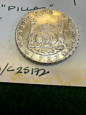 1737 Mexico 8 reales silver 