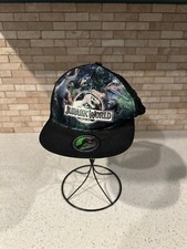 Jurassic World Youth 4-8Y Snapback Cap Dinosaur Hat GUC 34