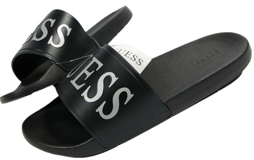GUESS Mens Slides -SANDALS- Black 