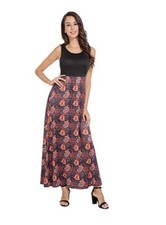 JTANIB Large Women Sleeveless Paisley Tank Dress Summer Boho Long Maxi Sundress 