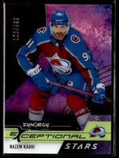 2021-22 Upper Deck Synergy Exceptional Stars Pink Nazem Kadri Colorado Avalanche