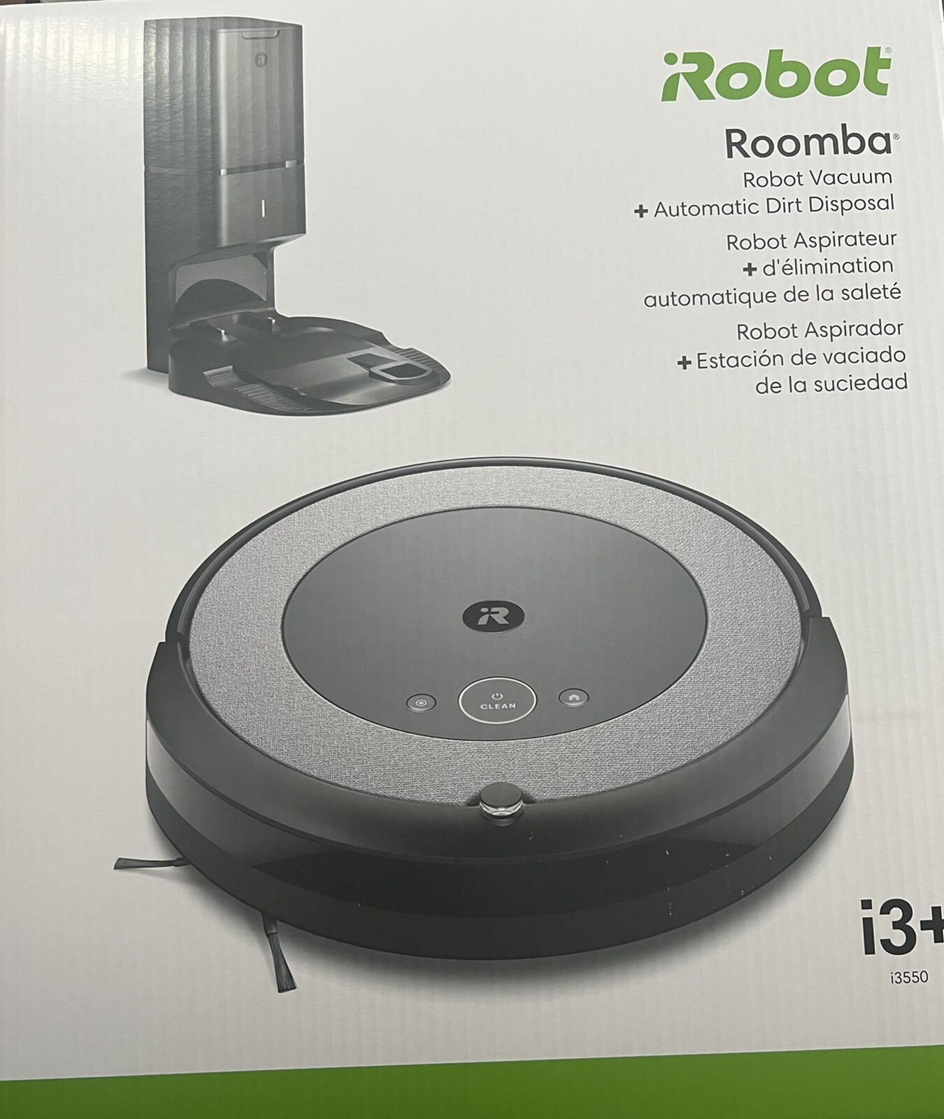 iRobot Roomba i3+ 3550 Wi-Fi Connected Robot Vacuum for sale online | eBay