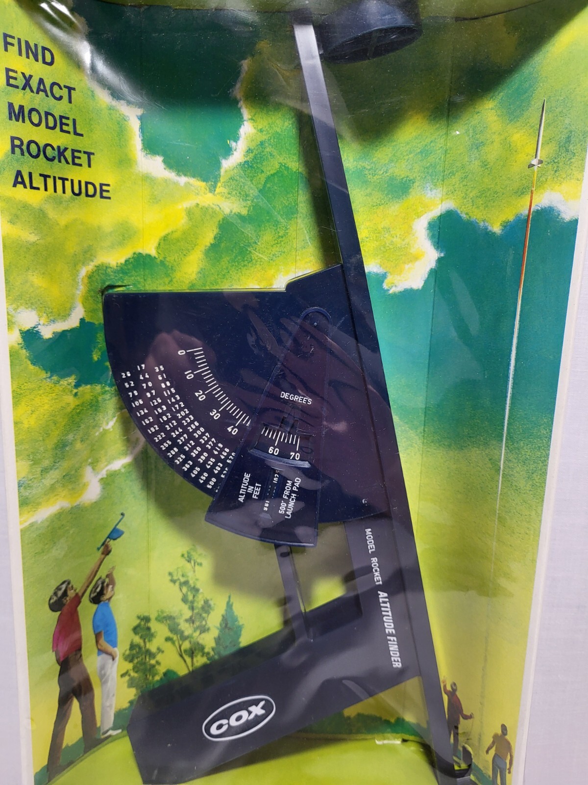 Vintage Cox Model Rocket Altitude Finder New In Box eBay