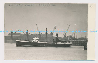 C020907 Ostküste. Schiff. Gravesend. 1951
