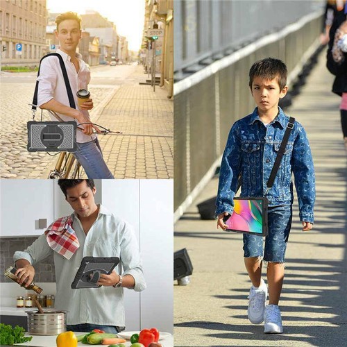 Robuste Stand Hard Case Hülle für Samsung Tab A7 A8 A9 S6 S7 S8 S9 FE Plus S10 - Bild 20 von 73