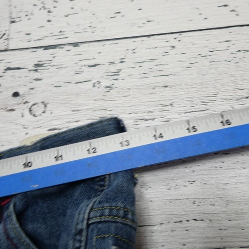 WJC Wrangler Jeans Size 14 Regular (25x27) Blue Denim Cargo Wide Leg Baggy Y2K - Picture 6 of 10