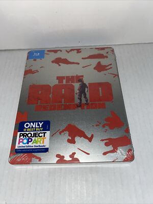 The Raid: Redemption SteelBook (Blu-ray, 2011 REGION A,B (PROJECT POPART)