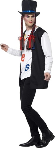 Disfraz Smiffys Estrella del Pop Años 80, Multicolor, XL - Talla 46"-48" - Imagen 3 de 3