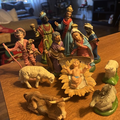 Nativity Set Hand painted Italy eBay