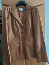 Lederjacke Gr. 42 *cognac* *wNeu*