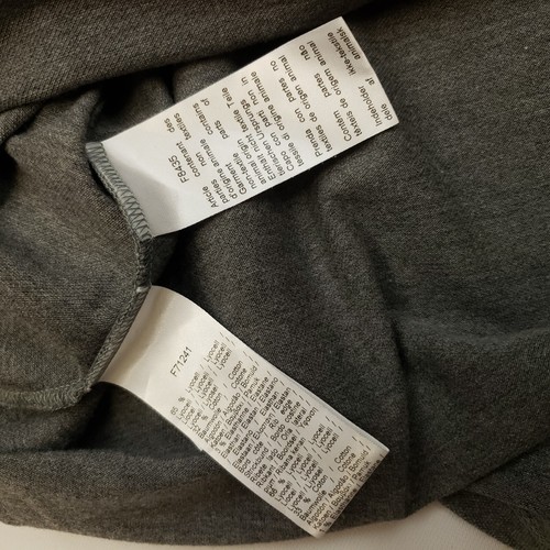 Lacoste Womens Polo Shirt XS EXTRA SMALL Grey Relaxed Lyocell Stretch Designer - Picture 11 of 13