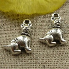 Free Ship 180 pieces tibetan silver dog charms 18x12mm L-4104