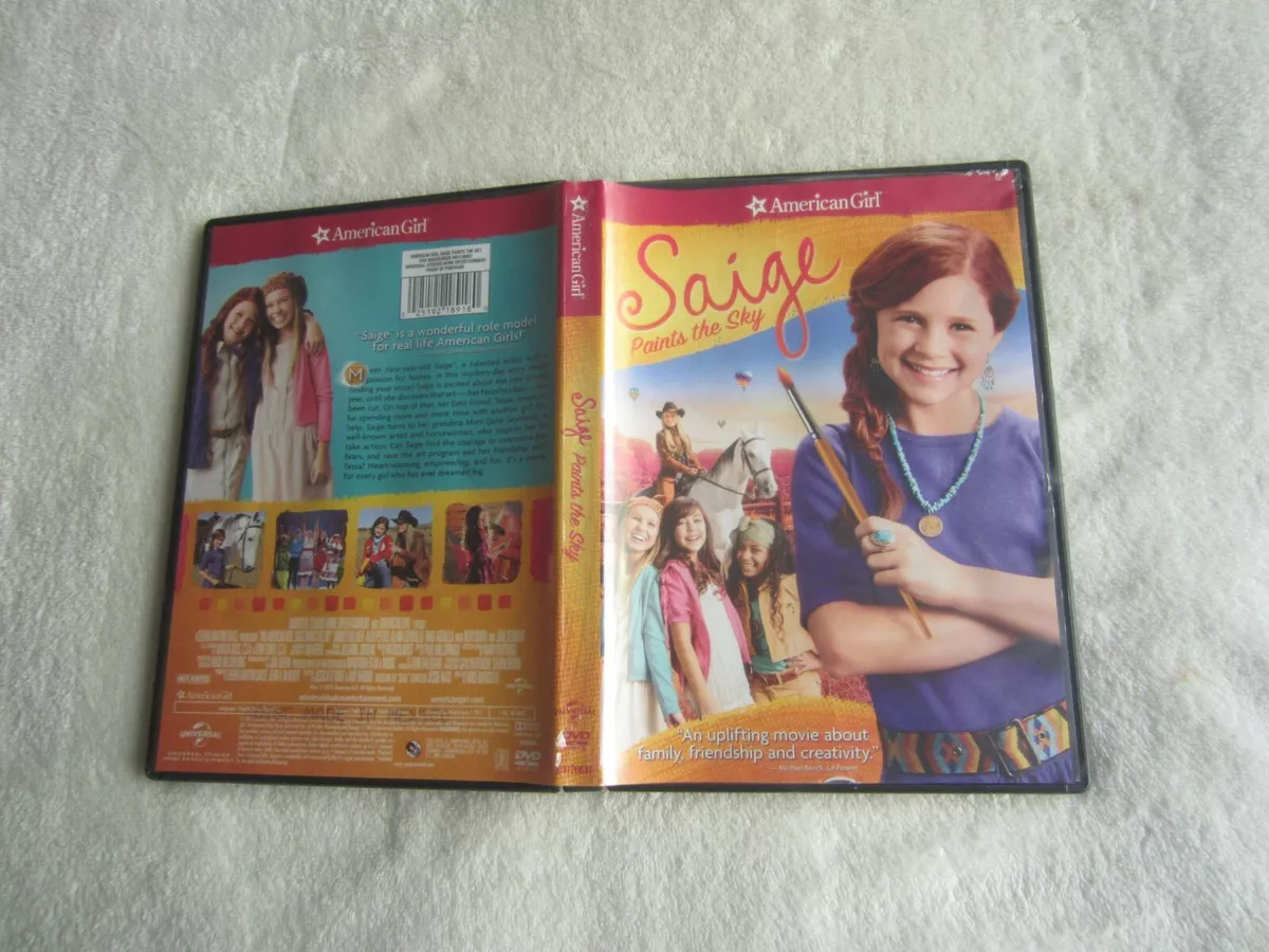 American Girl Saige Paints the Sky DVD 2013
