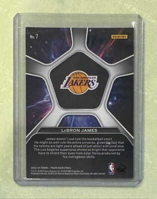 LEBRON JAMES 2023-24 Panini Prizm #7 Deep Space Insert NBA