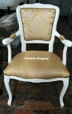  POLTRONA  POLTRONCINA   IMBOTTITA COLORE BIANCO 