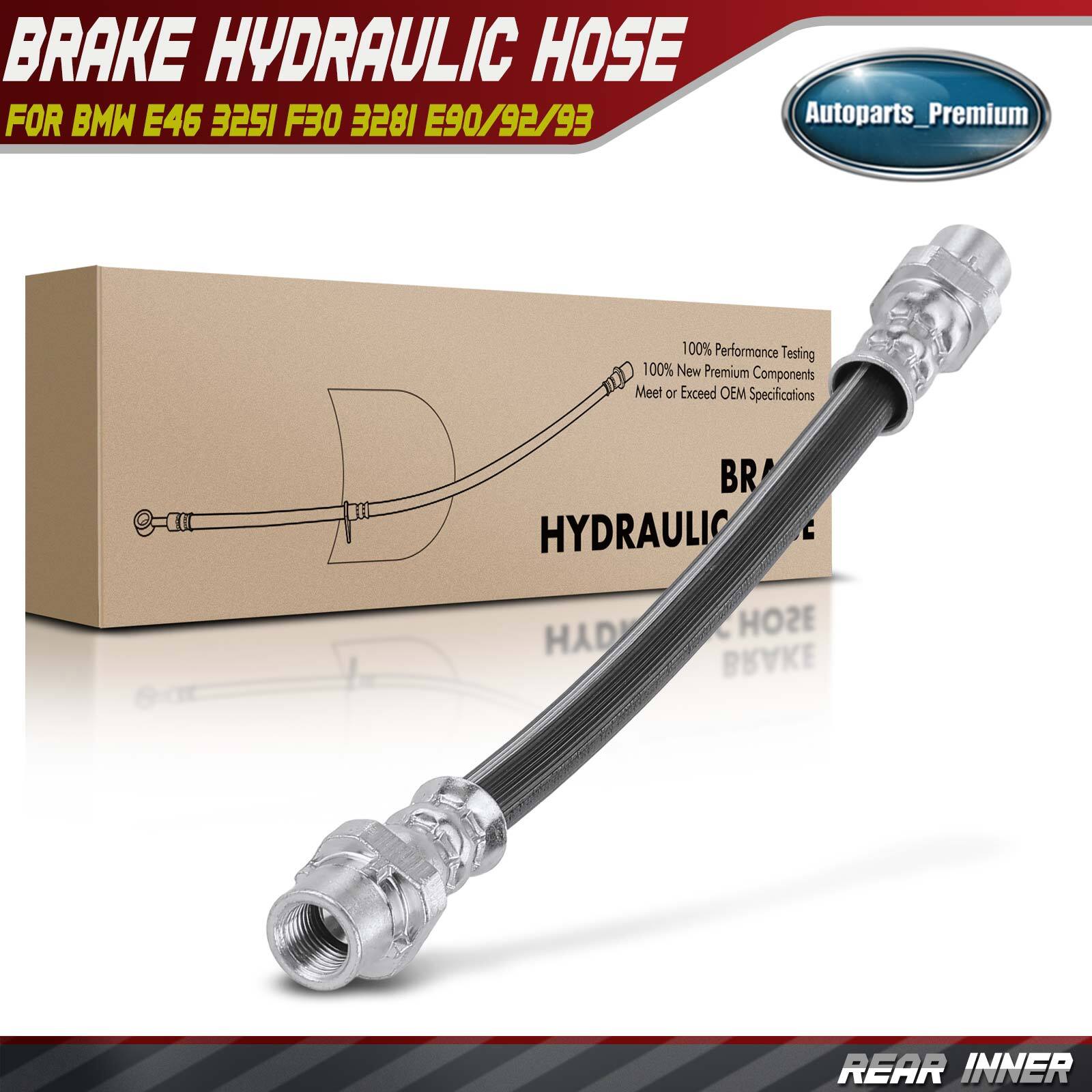 Rear LH or RH Inner Brake Hydraulic Hose for BMW E46 325i F30 328i E90