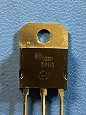 TIP142 DARLINGTON BIPOLAR TRANSISTOR (IC) NPN 10A 3-PIN MOT (1 PER LOT)