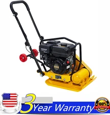 7HP Plate Compactor Rammer 212CC Gas Engine 4200lbs Compaction Force Rammer     