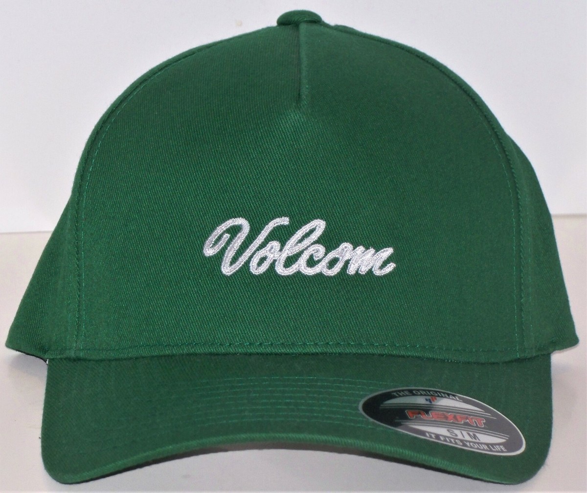 2,800円お安く!◎New!◎Volan SPEED FLEX 1◎8.5 Volcom Westfielder Xfit Green Flex Fit Baseball Cap Hat L/XL