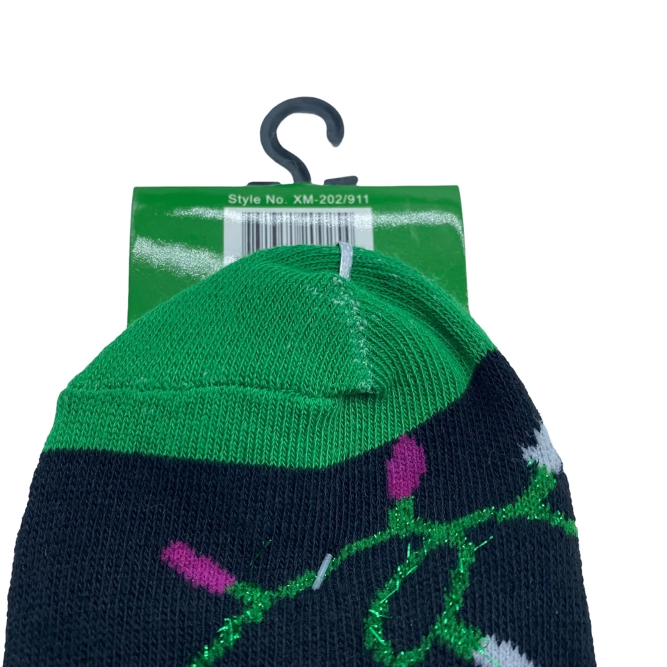 NUEVO Mujeres Navidad Papá Noel Vacaciones Luces Coloridas Pingüinos Talla 9-11 Nuevo con Etiquetas Foto 3 de 4