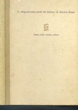 Enrico Bona Centoquaranta carte da lettera , Studio Grafico Italiano  Milano R