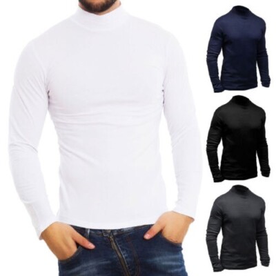 Herrenpullover Mit Stehkragen Langarm Rollkragen Fleece TOOCOOL F3253