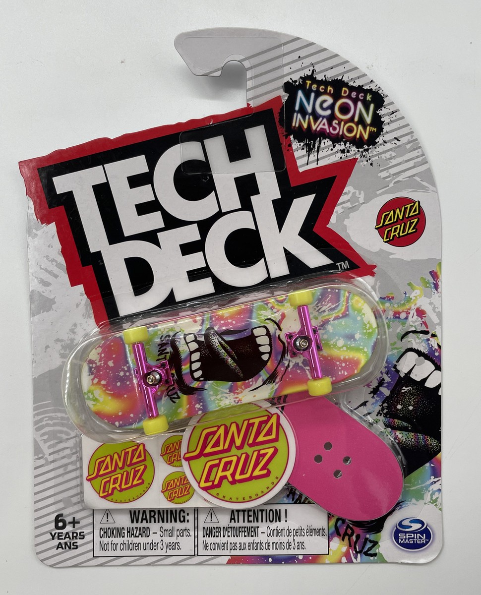 Tech Deck Santa Cruz NEON INVASION Ultra Rare Fingerboard