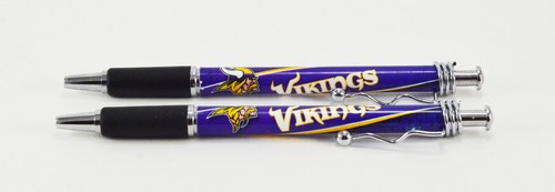 * Set of 2 * NFL Football Click Pens w/ Rubber Grip and Chrome - Pick your team! - 第 19/32 張圖片